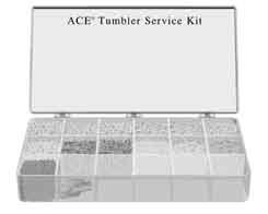 SERVICE PARTS KITS Ace Factory Original Parts now in Convenient Service Kits for Locksmiths! Ace Locking Cam and Tumbler Service Kits from Chicago Lock save invaluable time!