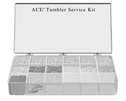 SERVICE PARTS KITS Ace Factory Original Parts now in Convenient Service Kits for Locksmiths! Ace Locking Cam and Tumbler Service Kits from CompX Chicago save invaluable time!
