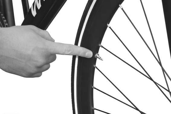 TO CHECK Check your Tyre pressure - if they need pumping up, attach a Bike Pump to