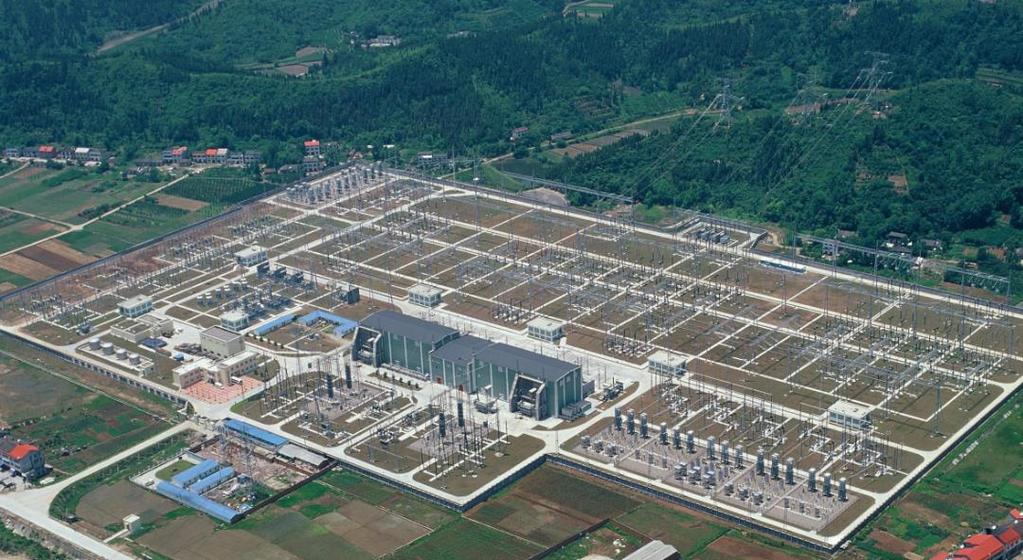 Three Gorges-Changzhou 500kV 3000 MW - 2003 Hydro Coming AC lines Solar Solar Control