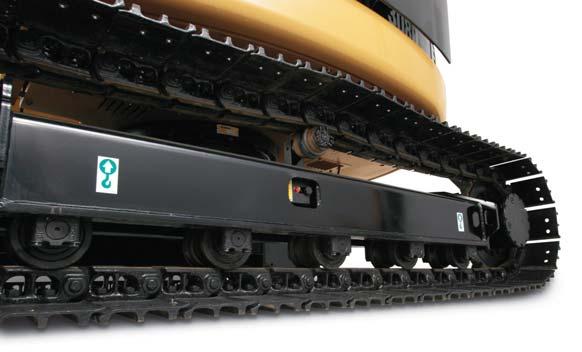 Steel Track The 450 mm (18 in) triple grouser steel track is good for demolition and heavy duty applications.