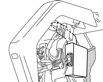 (g) Connect the Vehicle Harness's White 8P Connector to the GBS ECU. (Fig. 4-5) 8P Connector (1) Verify that Connector is securely connected. Fig. 4-5 GBS ECU 5.