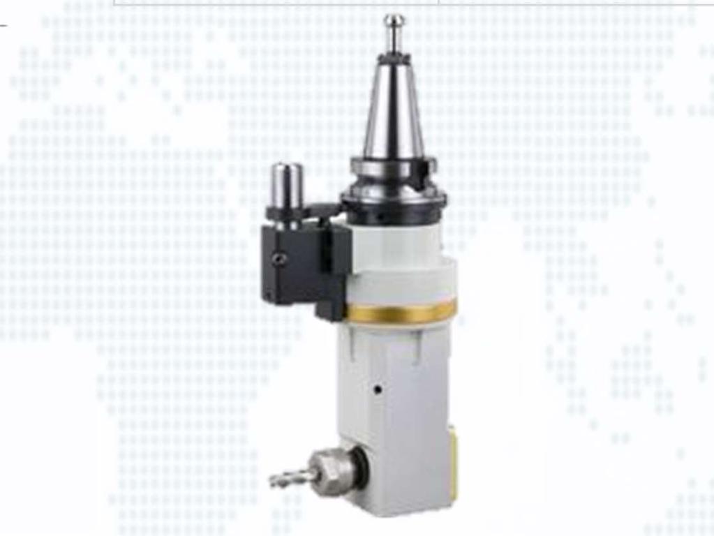 Angle Heads AHD A1/A3 Type 6000 rpm high speed processing. Increase machining efficiency. Compact and longer body design is suitable for the deep-hole and deep-slot machining application.