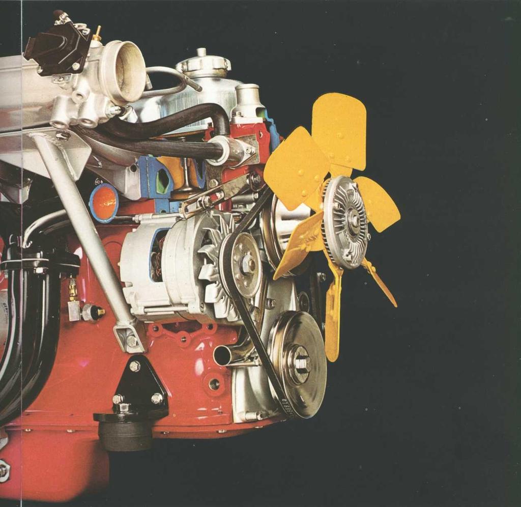 Engine specifications B 20 F, four-cylinder electronic fuel i njection engine. Five-main-bearing crankshaft. Electric fuel pump. Fuel pressure regulator and overflow sensor.
