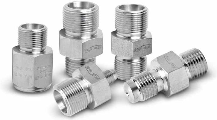 ADAPTORS SPIRSTAR has a complete range of connections to adapt to any port. Our adaptors are made of Stainless Steel AISI 316. The working pressure ranges from 1,000 bar to 3,000 bar.