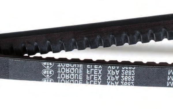 SIT TORqUE-FLEX - Narrow XP (ISO) - CSX Performance index XPZ - XPA - XPB - XPC MOULDED COG APPLICATIONS Narrow profile belts for compact, high power drives and high shock loading on short centers