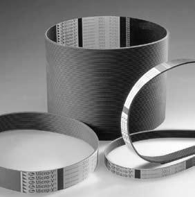VI. Belt identification Polyflex and Polyflex JB - Polyurethane V-belt/multiple V-belt Because of their small sections Polyflex belts are ideal for compact short centre and small diameter drives.