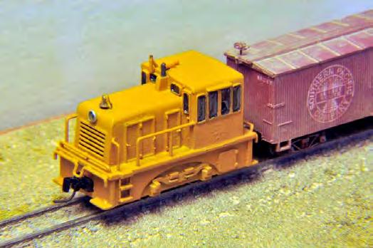 Searails GE 25 ton four-wheel industrial diesel switcher all brass (DCC and LED