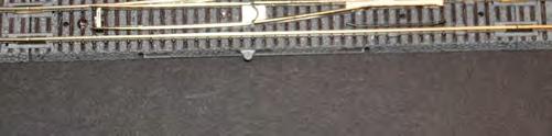 Nickel-Silver, molded plastic ties strips (Code 60+), ballast