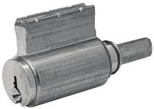 Series Rim Cylinders 27/32 screw pattern for through-bolted exit devices Furnished with rosette and