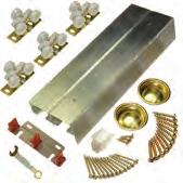 JOHNSON 134F HEAVY DUTY BY-PASS SETS For 1-3/4 Doors TRACK & HARDWARE BY-PASS COMPLETE SETS STANLEY 60# DIAL ADJUST