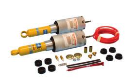 Level-Rite Air Helper Springs + Damper The Level-Rite kit includes fully shielded, reversible sleeve air springs featuring