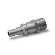 Food-safe and saltwater-resistant materials offer the best conditions for use in the food sector and in industry. Connector for HP hoses M 22 1.5.