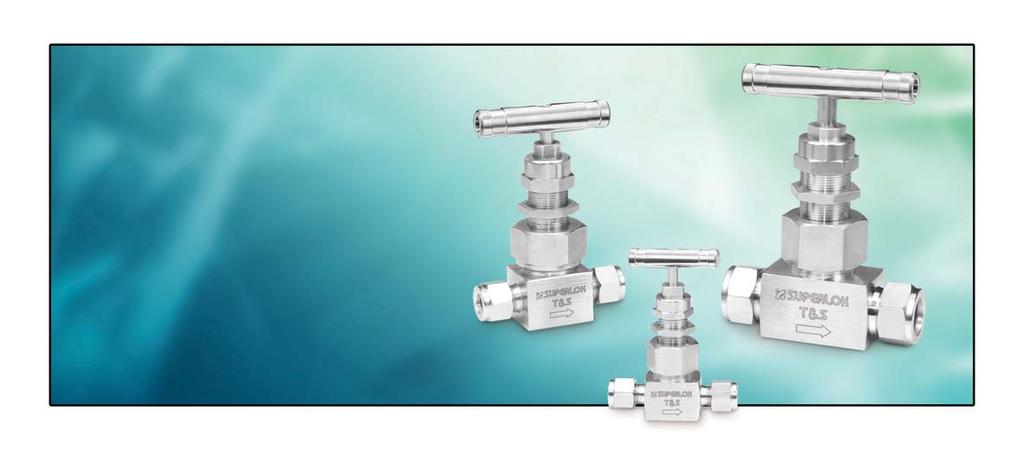 Union Bonnet Needle Valves SUNV Series Features Panel mountable Nonrotating stem tips Variety of stem tips Variety of End Connections Straight and Angle flow patterns Each and every valve is tested