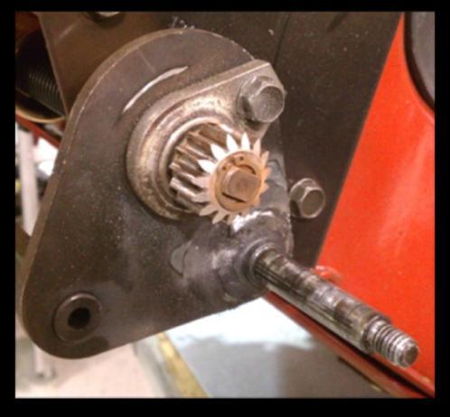 Drive System Metal pinion and spur gears Wider gears for higher