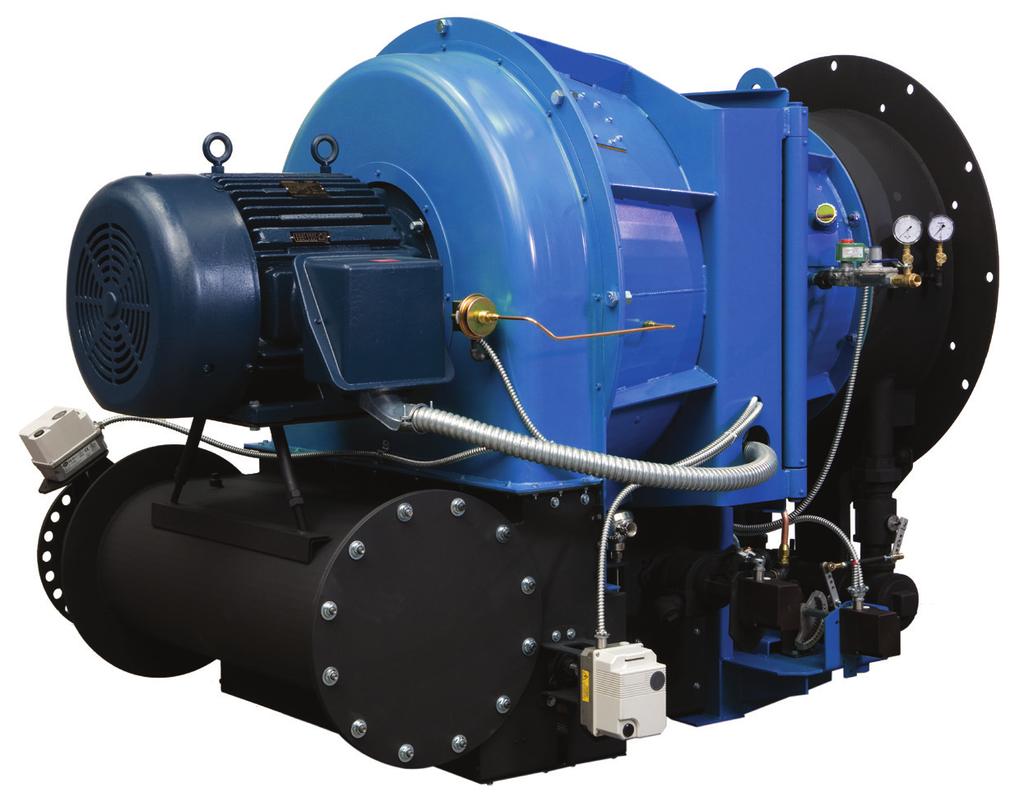 Low-NOx Configuration The Industrial Combustion LND series burner offers natural gas, propane gas, air atomized #2 and #6 oil, and combination gas and oil fuel options from 3.4 to 42.