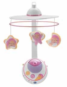 Karussellil on häälesensor, mis lülitab seadme sisse, kui beebi peaks nutma hakkama.