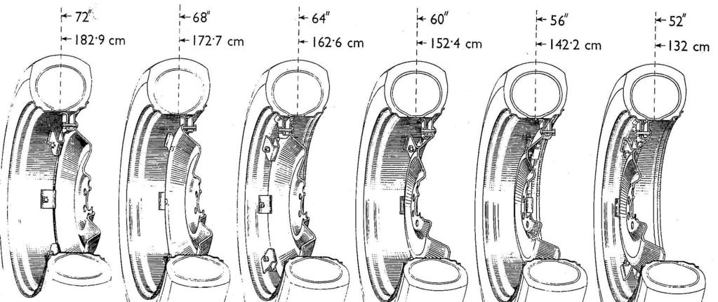 REAR TRANSMISSION-REAR AXLE The rear axle is of the semi-floating type with a spiral bevel drive pinion and crown wheel as shown in the section view, Fig. 168.