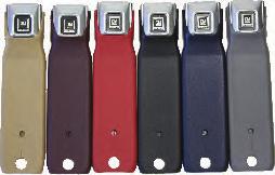 Color Matched Buckle Sleeves Buckle Sleeves Horizontal Mount Retractors Lap and