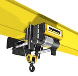 COMPATIBLE WITH VARIOUS S OF GIRDERS The Morris S5 Series features a flexible trolley concept that permits hoist installation on all popular overhead girders, including monorail I-beams, European box