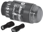 Lens Bayonet Style Insert Use LED Bulb (Sold Separately) Indicator, M20 Conduit Pilot Light ed Lens T-3 1/4 Insert Use T- 3 1/4 Bulb (Sold Separately) Indicator, 1/2in NPT Conduit Pilot Light ed Lens