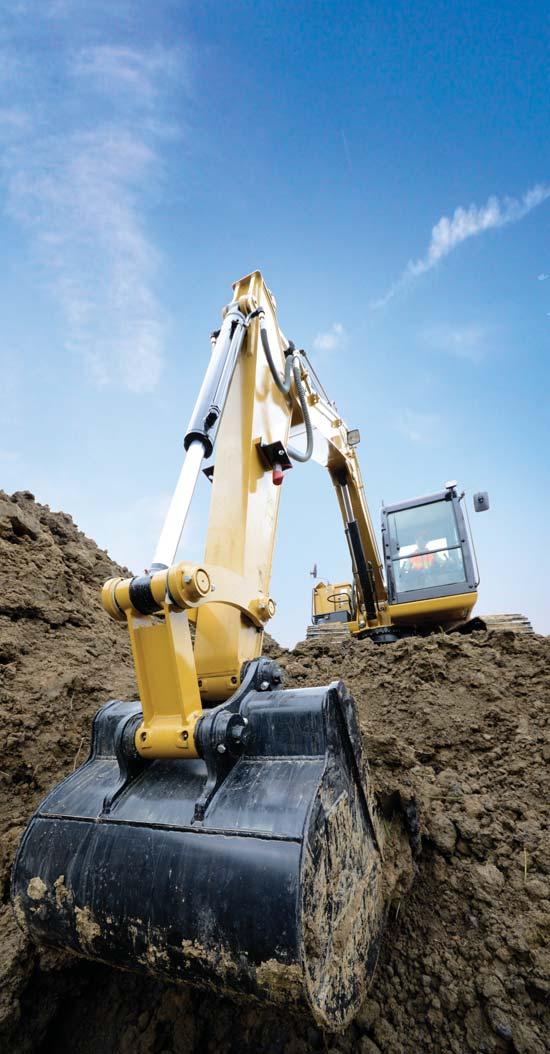 Performance Powerful digging combined with smooth control.