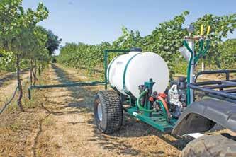 This highly maneuverable, single axle trailer sprayer has excellent chemical resistance and can be easily towed behind the majority of ATV or Utility vehicles.