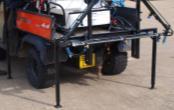 in-cab full electronic boom section, pressure & agitation controls. 4 metre boom Engine Drive Standard Specification: As above, but with 70 l/min AR70 twin diaphragm pump with chassis mounted 3.