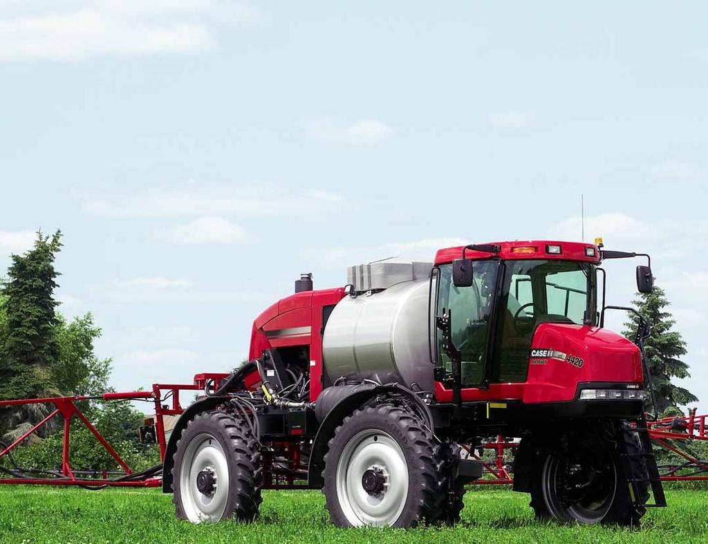 TOMORROW S ENGINEERING, HERE TODAY. Why are Case IH Patriot sprayers today s choice? Because they offer tomorrow s performance with bold advances in spray technology, like AIM Command.