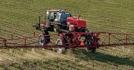 And the 660-gallon mid-mount poly product tank offers 10 percent higher capacity over 600-gallon sprayers, allowing you to cover more acres per tank fill. ACCURACY.