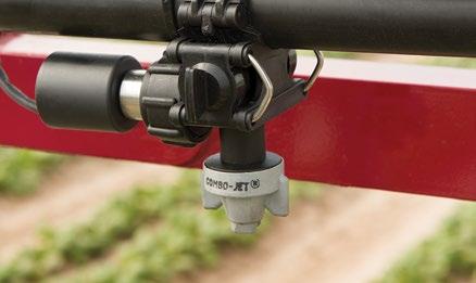 The AIM Command system s computer uses the sprayer s product pump to control pressure independent of application rate and ground speed. AIM COMMAND EASE OF OPERATION.