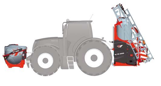 provide users with excellent visibility over the front of the tractor.