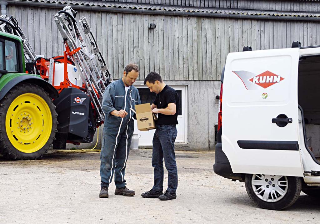 With KUHN protect +, you can concentrate exclusively on your job while enjoying maximum performance from