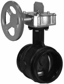 FireLock System for Grooved IPS Pipe Butterfly Valve Supervised CLOSED Series 707C (with weatherproof actuator) Request publication 10.75.