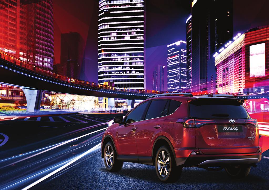 Urban ready and adventure hungry With its dynamic feel and sporty looks, the RAV4 is the ultimate urban companion that will prepare you