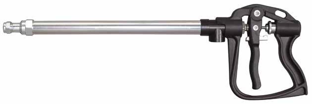 09375 Orifice Disc (Similar to D6) 13 Aluminum Barrel No Drip Shut-Off Integrated Trigger Lock Other Features 600 PSI 8 GPM Chemical Resistant Construction Spray