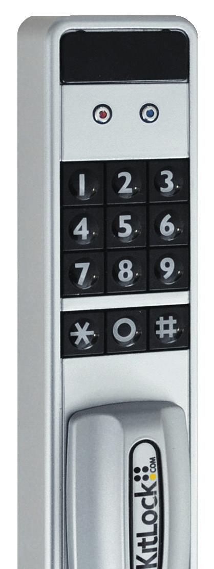 00 KL1550 Coming soon - SMART 1550 Rotatable Keypad, MIFARE capable /BK $175.