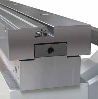 As a result, without intervention, the bend angle will vary over the length of the press brake.