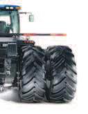 Larger diameter tyres increase the tyre footprint length to maximise traction without adding extra width.