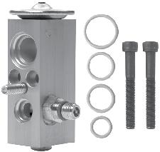EXPANSION VALVES 71R8405 RD-5-10447-0P With Schrader Port Inlet: (3 8 ) Female O-Ring Outlet: (5 8 ) Female O-Ring