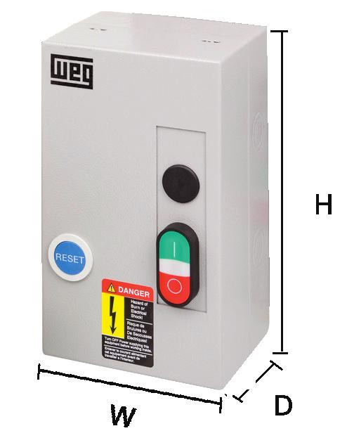 General Enclosed WIRING DIGRM Single-phase Starter Three-phase Starter D D 96 96 95 95 Separate Control FOR SEPRTE CONTROL, REMOVE WIRES "C" ND "D" IF SUPPLIED ND CONNECT SEPRTE CONTROL LINES TO