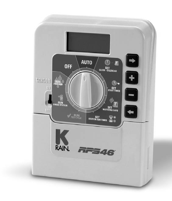 MINI IRRIGATION CONTROLLER www.krain.com Station Models - Available in 4 OR 6 stations.
