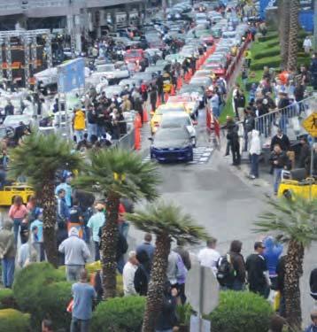 While this parade of rolling art has always been highly anticipated, it became an official part of the Show in 2011. When the SEMA Show officially ends at 4:00 p.m. on Friday, the SEMA Cruise begins.