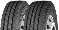 throughout the tire life X One XZY 3 X One XZU S XZU S Long treadlife and outstanding chip and cut resistance in on/off road service Flat, stable contact