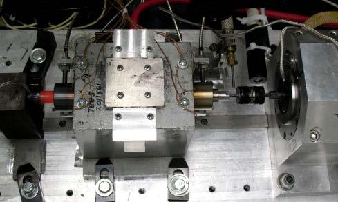 Hot rotor-fb test rig Instrumentation for high temperature. Drive motor (max.