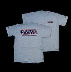 Apparel T-Shirts These cotton t-shirts are the perfect choice for showing off your Quarter Master pride in style at any event, or even just for