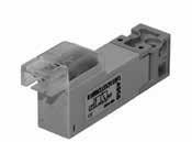 MICRO SOLENOID VALVES direct operated, Large Flow pad-mounting body for subbase M5 NC NO / Series 88 Type Micro 0 GENERAL Fluid Air or inert gas, non-lubricated, filtered at 5 µm Operating pressure 0