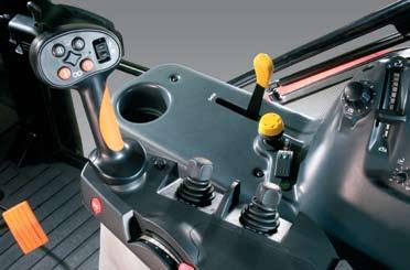 armrest (2 and 3) (fig. F). The multi-function armrest also houses the flow regulator and the timing control device, which can be regulated according to the task to be performed.