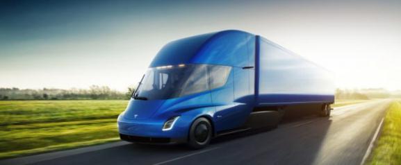 Potential annual electricity use (GWh) Electric Heavy Duty Trucks Tesla Semi Can EV technology displace a significant fraction of long distance heavy-duty trips?