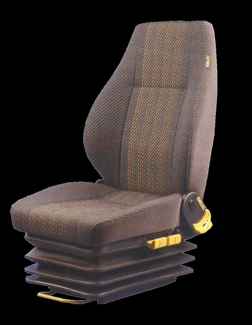 ERGONOMY & SAFETY FEATURES > AIRSUSPENDED ISRI DRIVER SEAT >